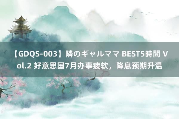 【GDQS-003】隣のギャルママ BEST5時間 Vol.2 好意思国7月办事疲软，降息预期升温